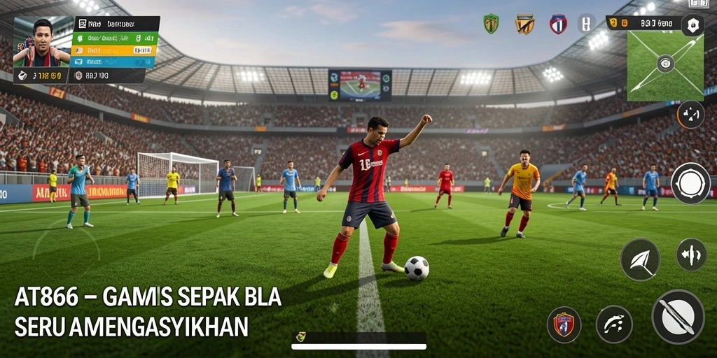 Tampilan gameplay <strong>AT866</strong> yang seru dan menegangkan saat bertanding.
