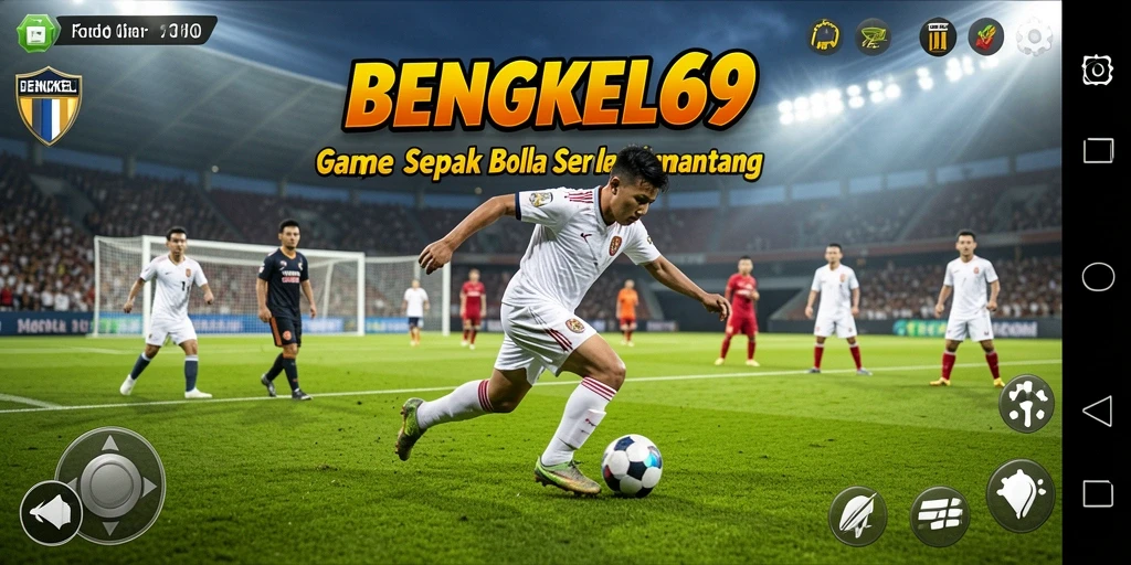 Gameplay seru di BENGKEL69 dengan aksi sepak bola yang mendebarkan.