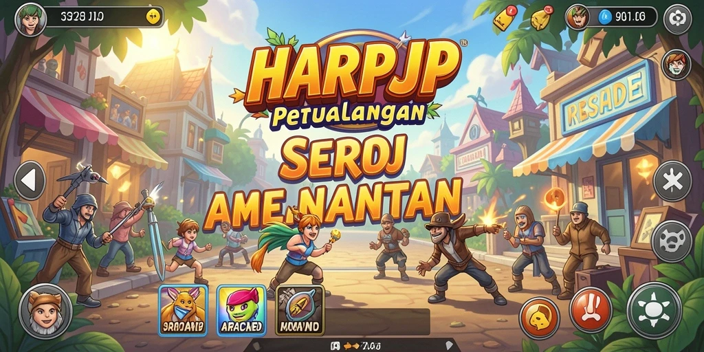 Tangkapan layar dari gameplay Arcade yang seru dan penuh tantangan.
