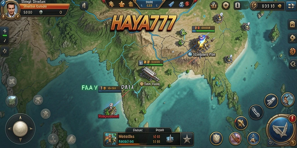 Tampilan gameplay HAYA777 yang intens dan strategis.