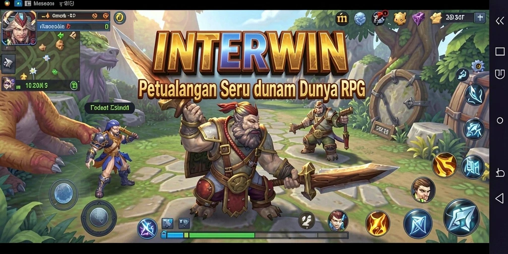 Gameplay INTERWIN yang mendalam dan menantang dalam RPG.