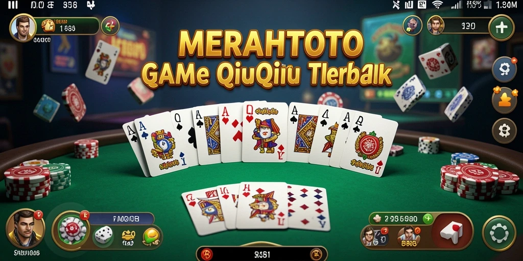 Screenshot MERAHTOTO menunjukkan serunya gameplay QiuQiu.