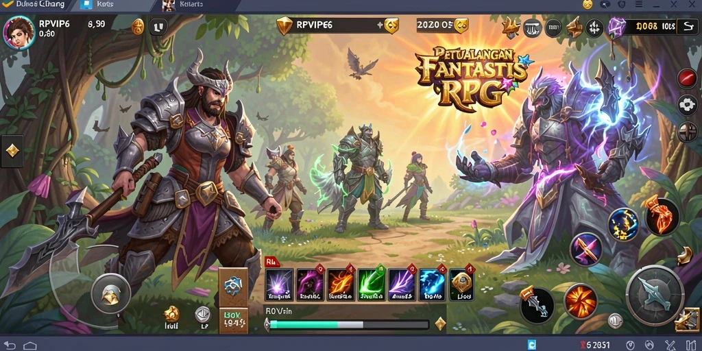 Screenshot RPVIP6 menunjukkan gameplay penuh aksi yang menarik.