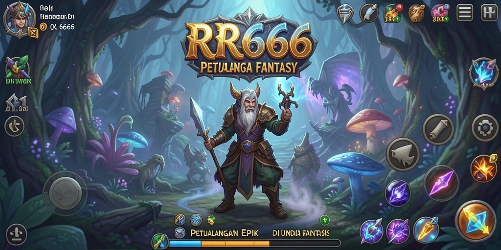 Tangkapan layar gameplay RR666 menunjukkan pertempuran yang mendebarkan dalam dunia RPG.