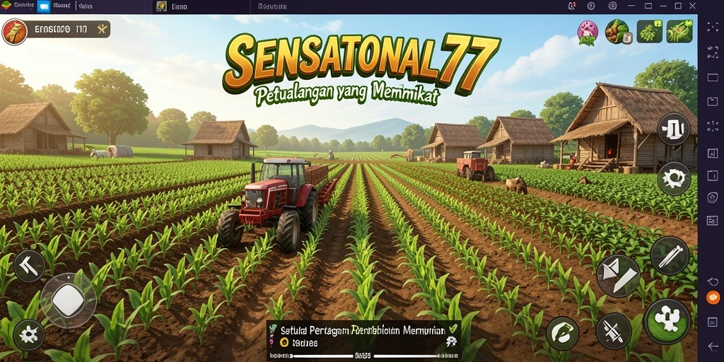 Gameplay menarik dari SENSATIONAL77 yang menampilkan pertanian yang seru.