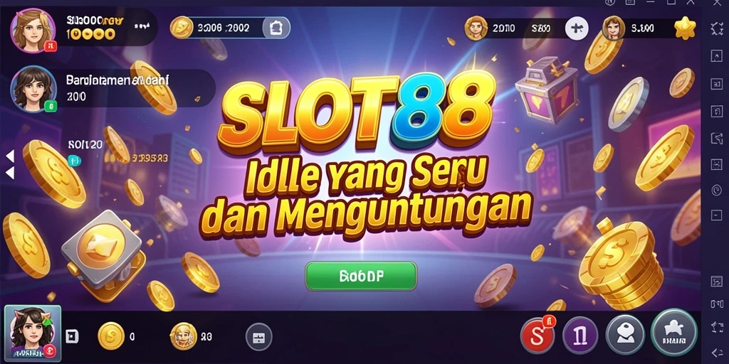 Tampilan gameplay SLOT88 dengan berbagai tema slot keren.