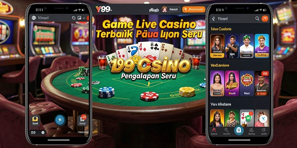 Tampilan menarik dari gameplay Y89 dalam suasana Live Casino.